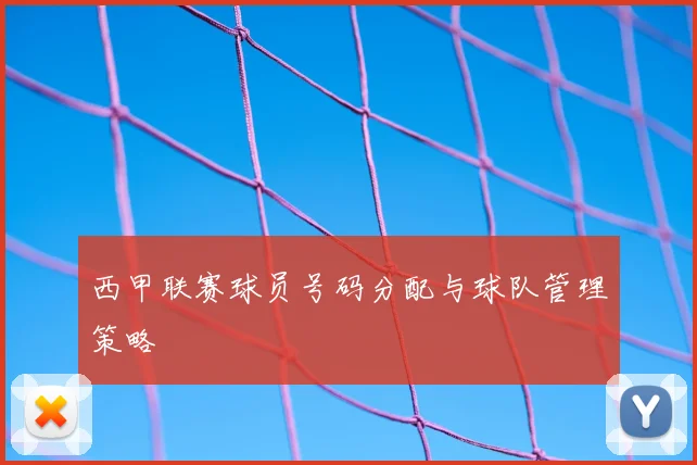 西甲联赛球员号码分配与球队管理策略